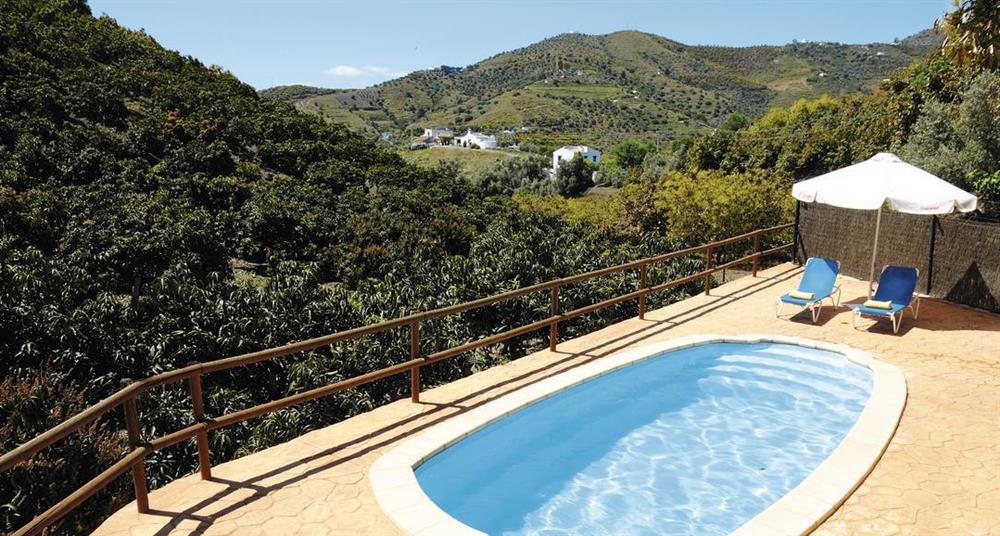 Swimming pool at Villa Casa Cica, Frigiliana, Costa Del Sol