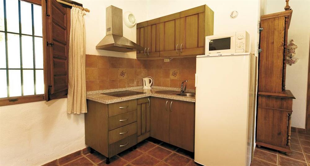 The kitchen at Villa Casa Cica, Frigiliana, Costa Del Sol