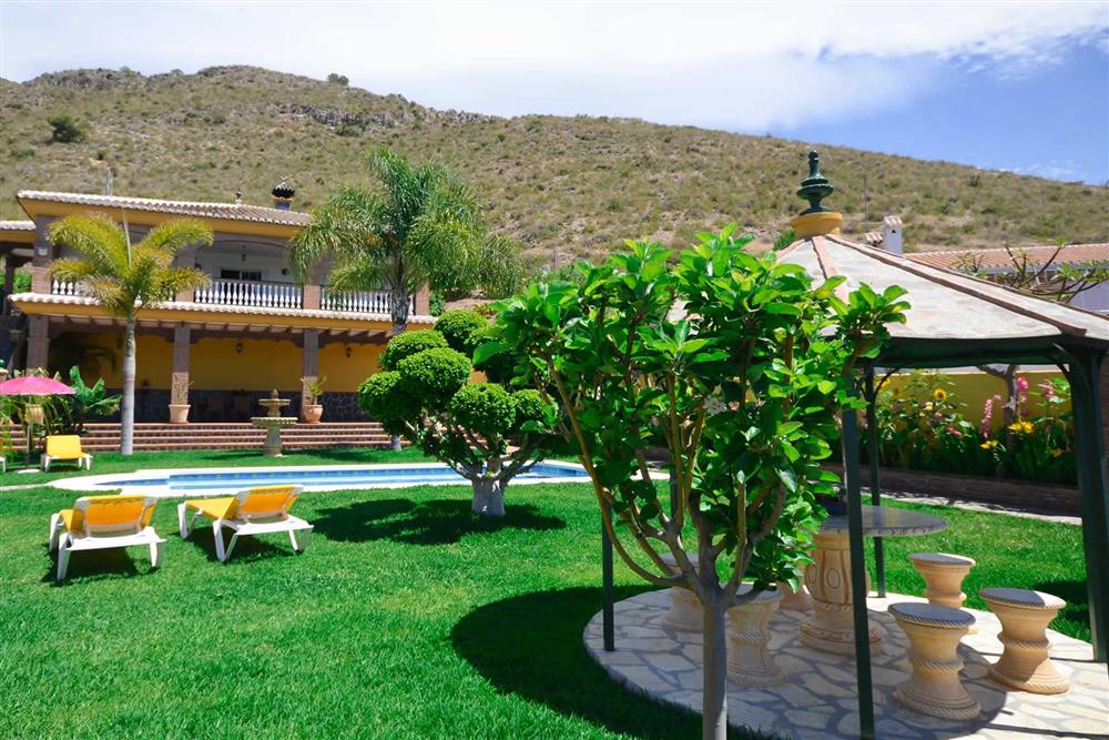 Seating area, villa with pool at Villa Casa Dalia, Nerja, Andalucia