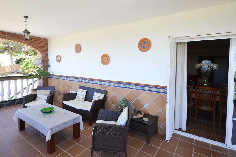 Seating area at Villa Casa Dalia, Nerja, Andalucia