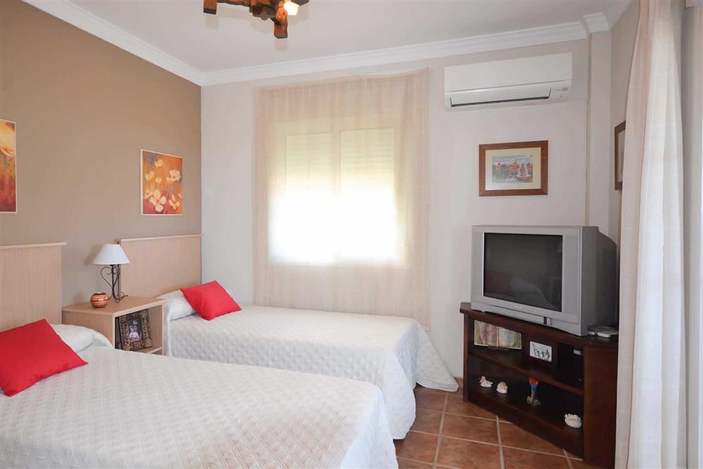 Twin bedroom at Villa Casa Dalia, Nerja, Andalucia