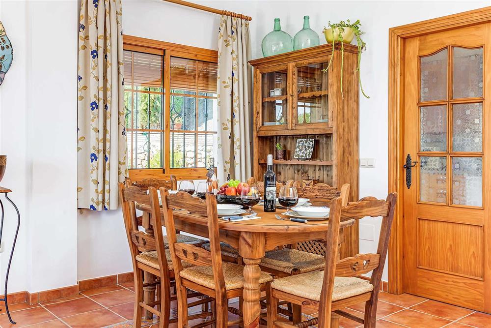 Dining room at Villa Casa Maria, Frigiliana, Andalucia