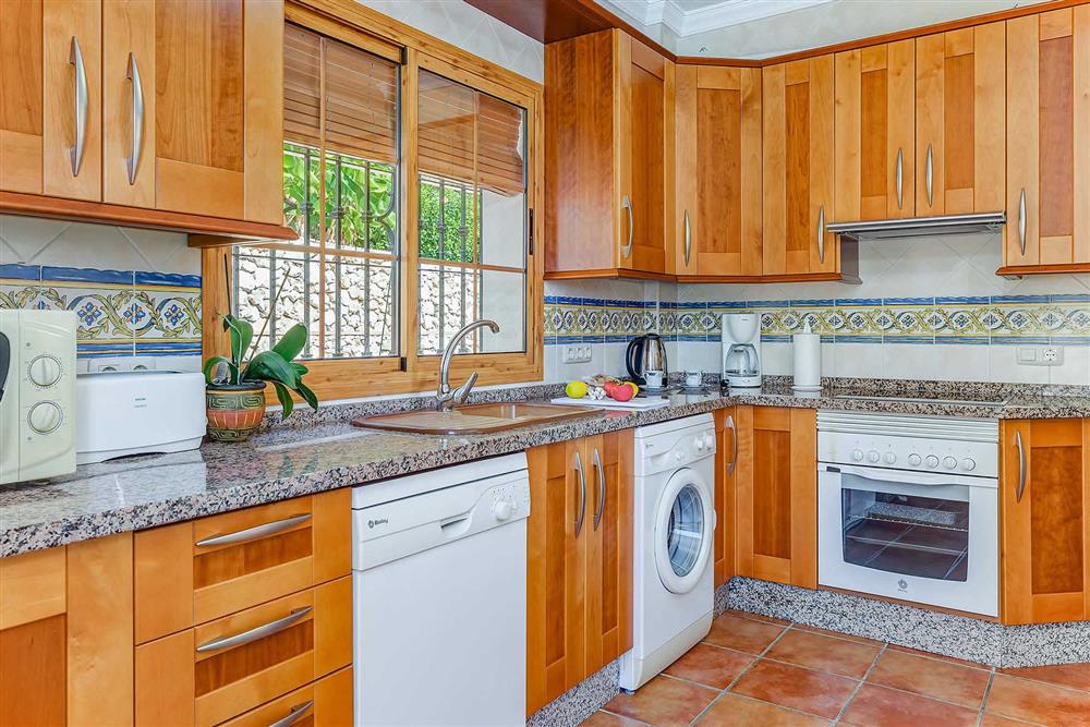 Kitchen at Villa Casa Maria, Frigiliana, Andalucia