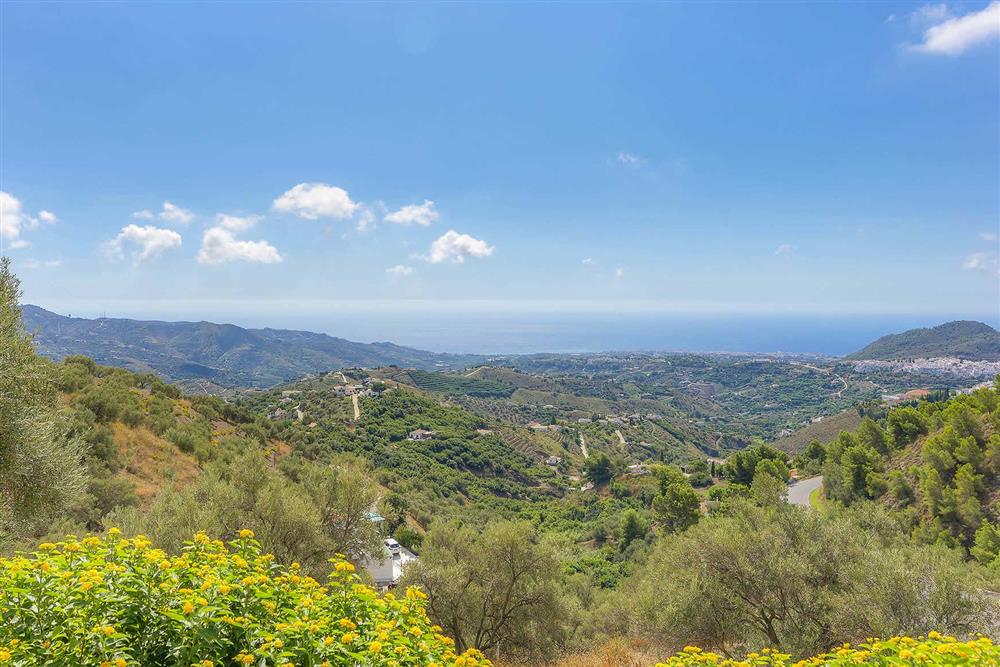View at Villa Casa Maria, Frigiliana, Andalucia