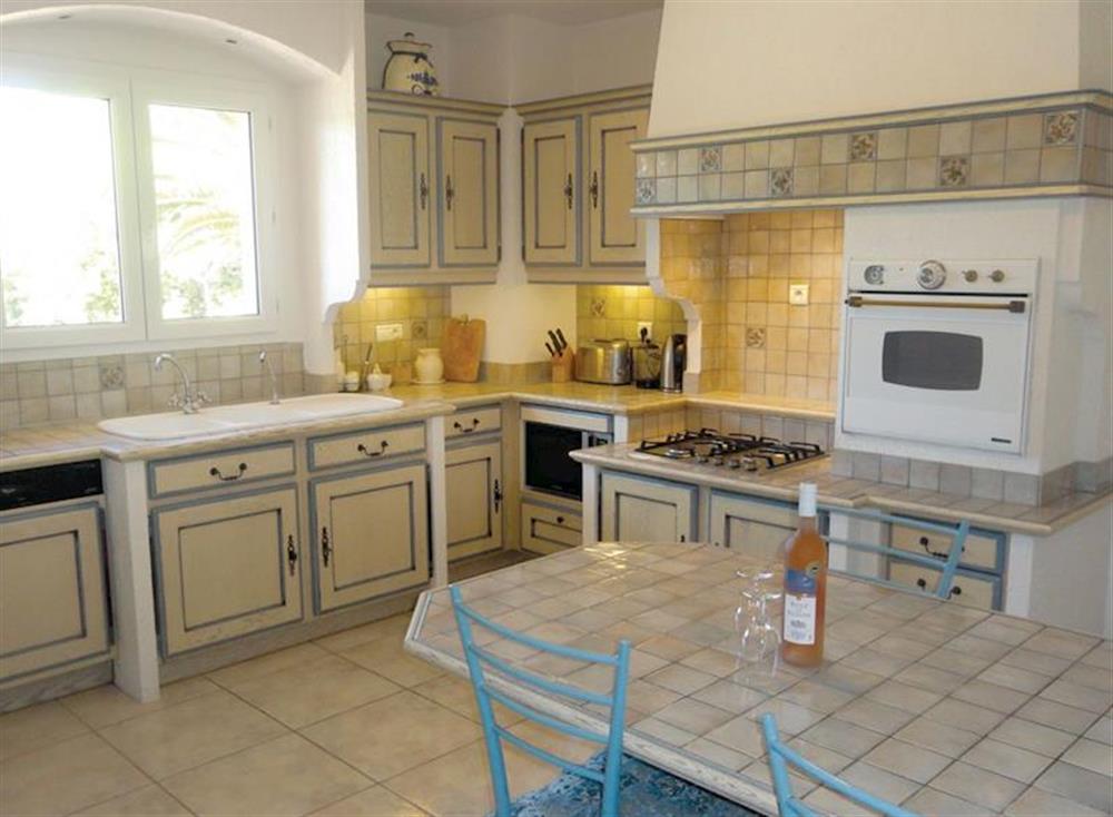 Kitchen at Villa Cers in Cers, Hérault, France