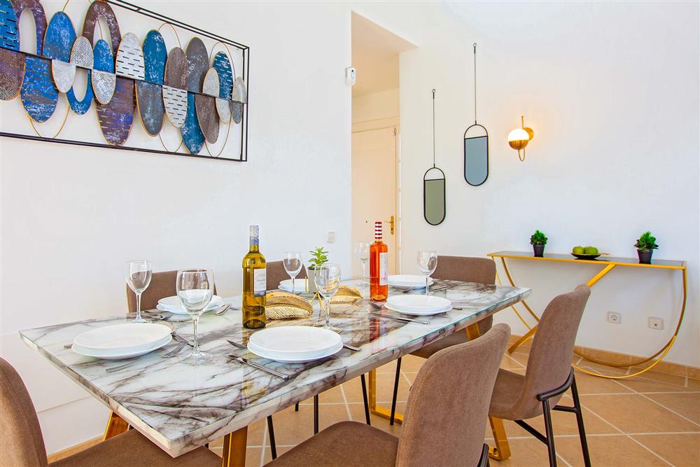 Dining room at Villa Cindy, Playa Blanca, Lanzarote