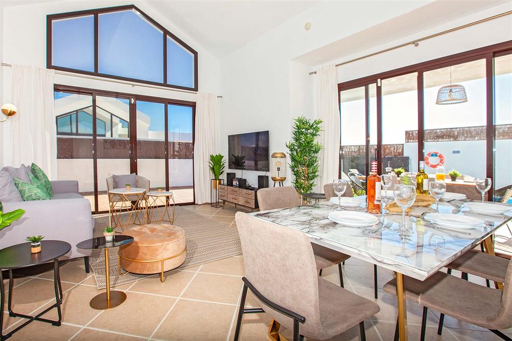 Living room at Villa Cindy, Playa Blanca, Lanzarote