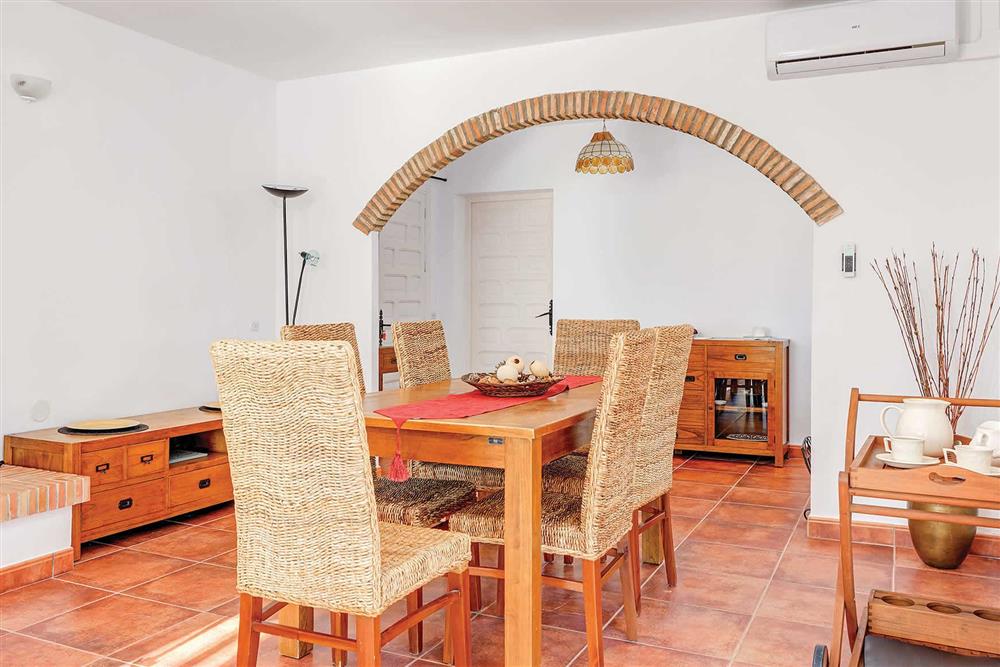 Dining room at Villa Cipreses, Frigiliana, Andalucia
