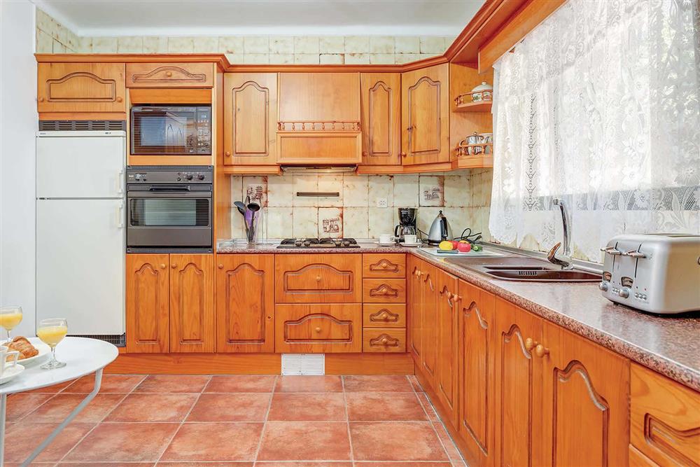 Kitchen at Villa Cipreses, Frigiliana, Andalucia