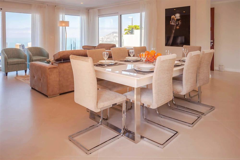 Dining room, lounge at Villa Clementina, Funchal, Madeira