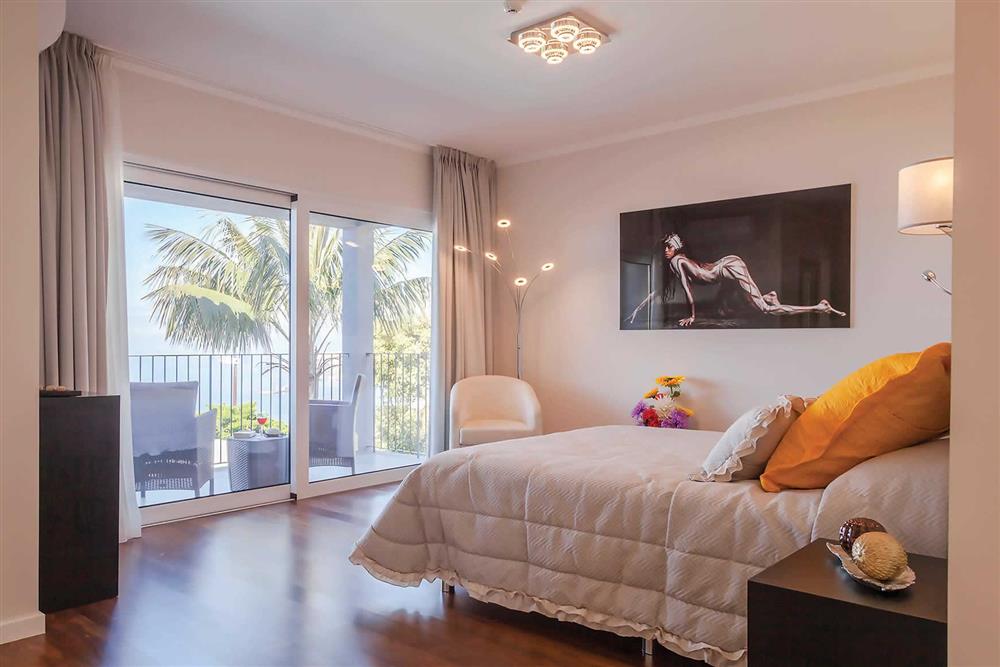 Double bedroom, balcony at Villa Clementina, Funchal, Madeira