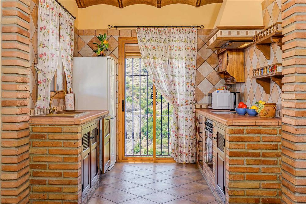 Kitchen at Villa Cortijo Herrero, Frigiliana, Andalucia
