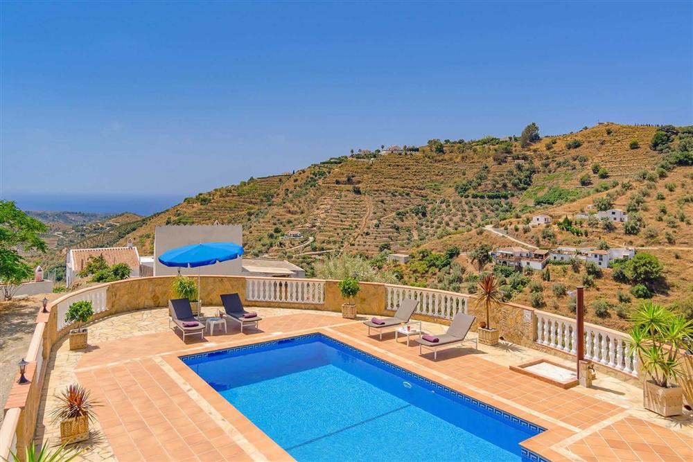 Pool at Villa Cortijo Herrero, Frigiliana, Andalucia