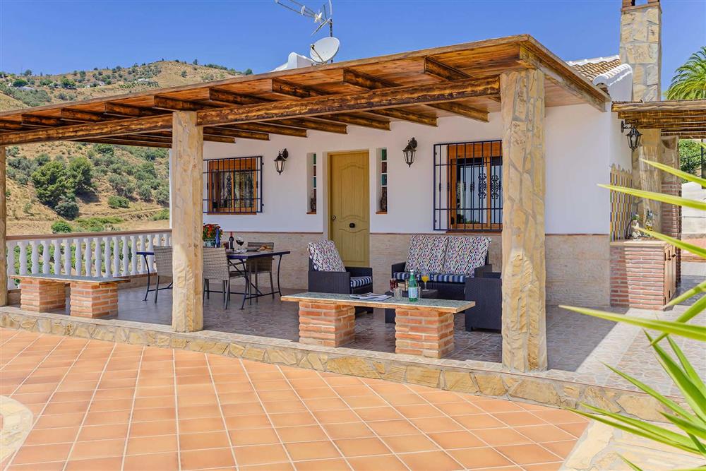 Villa exterior at Villa Cortijo Herrero, Frigiliana, Andalucia