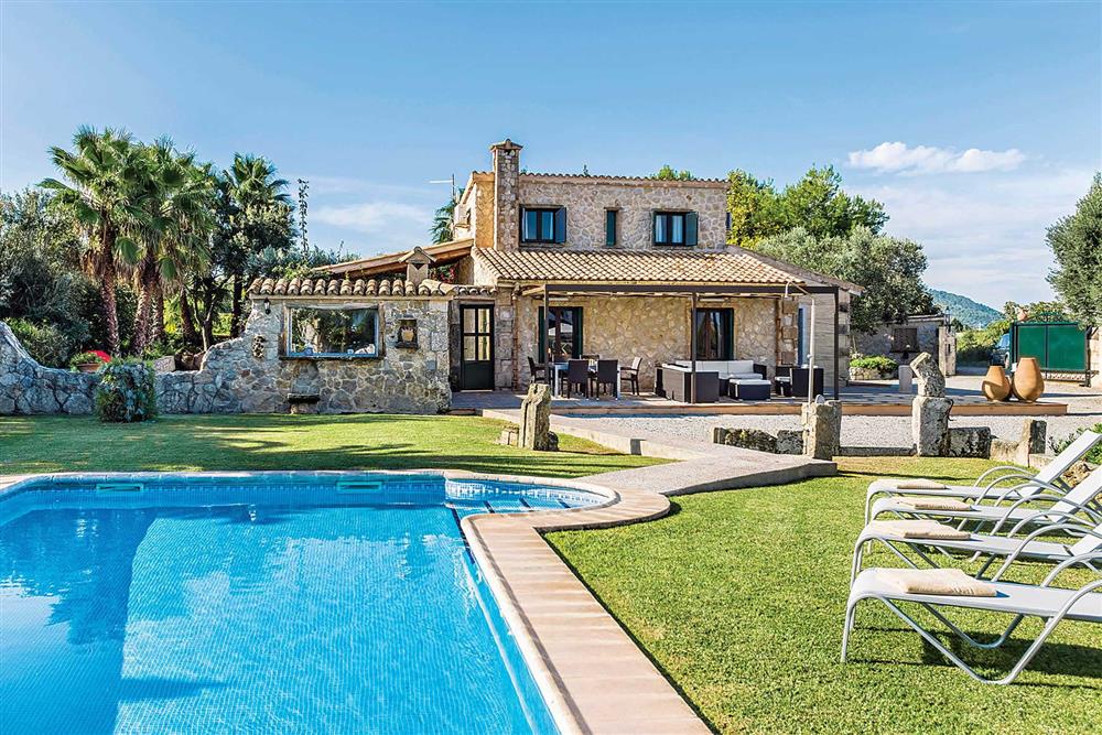 Villa with pool, pool at Villa Cosme, Pollensa, Mallorca, Spain