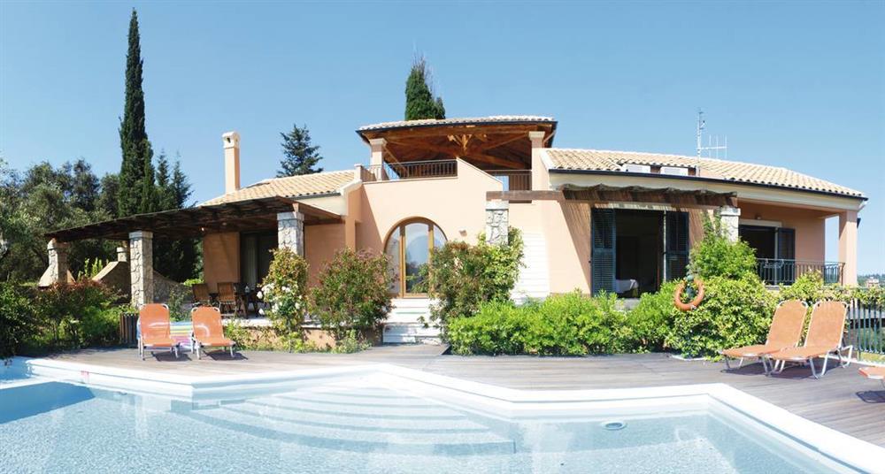 Swimming pool at Villa De Bono, Gouvia, Corfu
