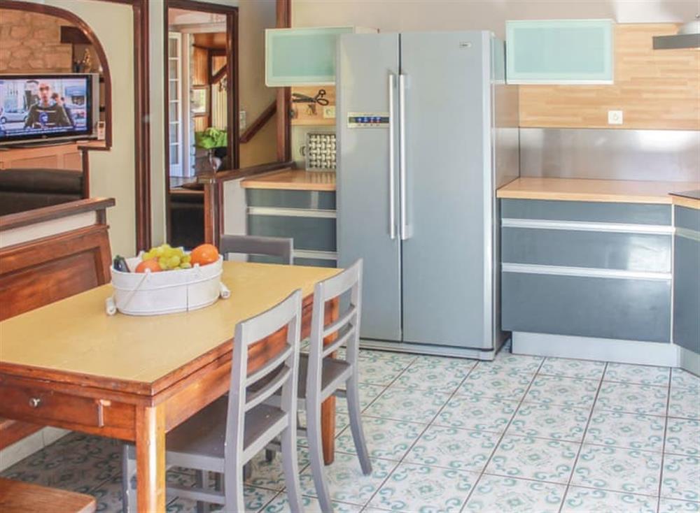 Kitchen at Villa des Demoiselles in La Forêt Fouesnant, Finistère , France
