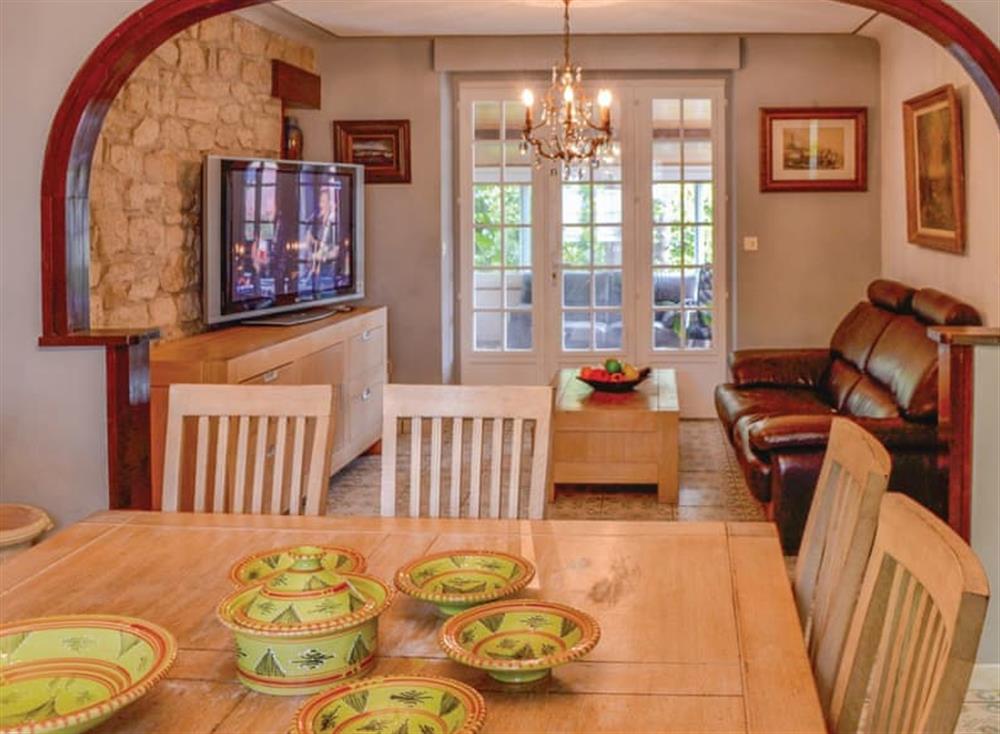 Living area at Villa des Demoiselles in La Forêt Fouesnant, Finistère , France