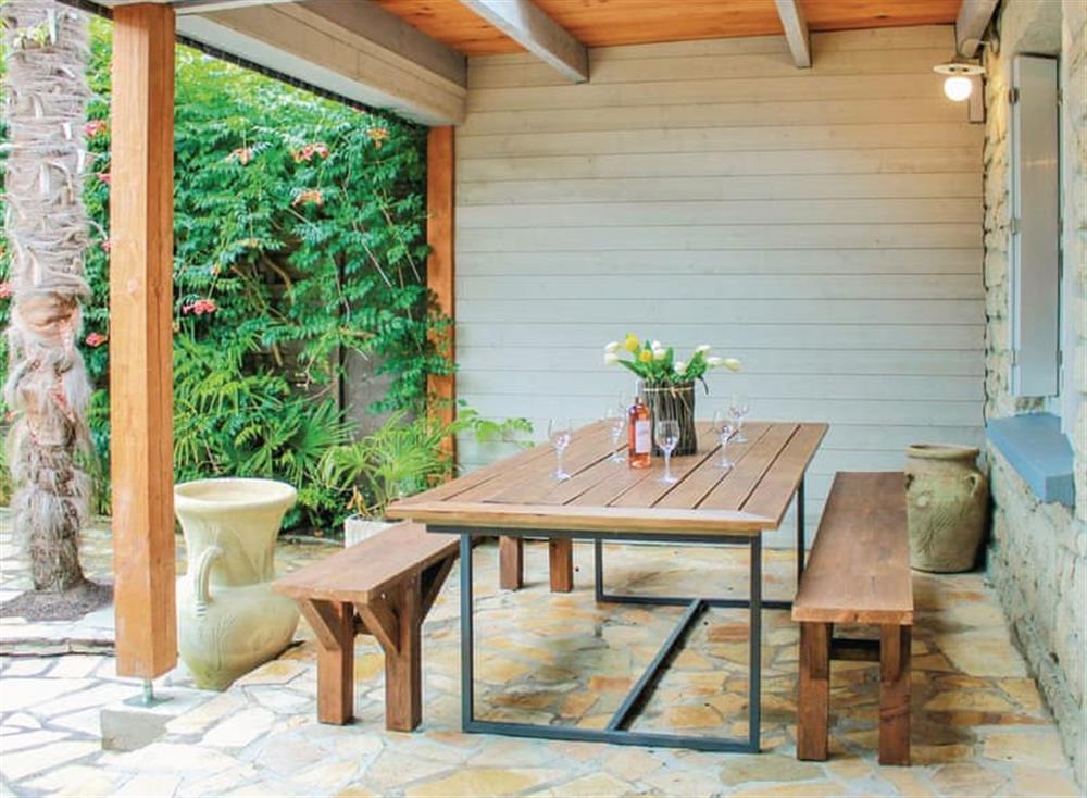 Outdoor area at Villa des Demoiselles in La Forêt Fouesnant, Finistère , France