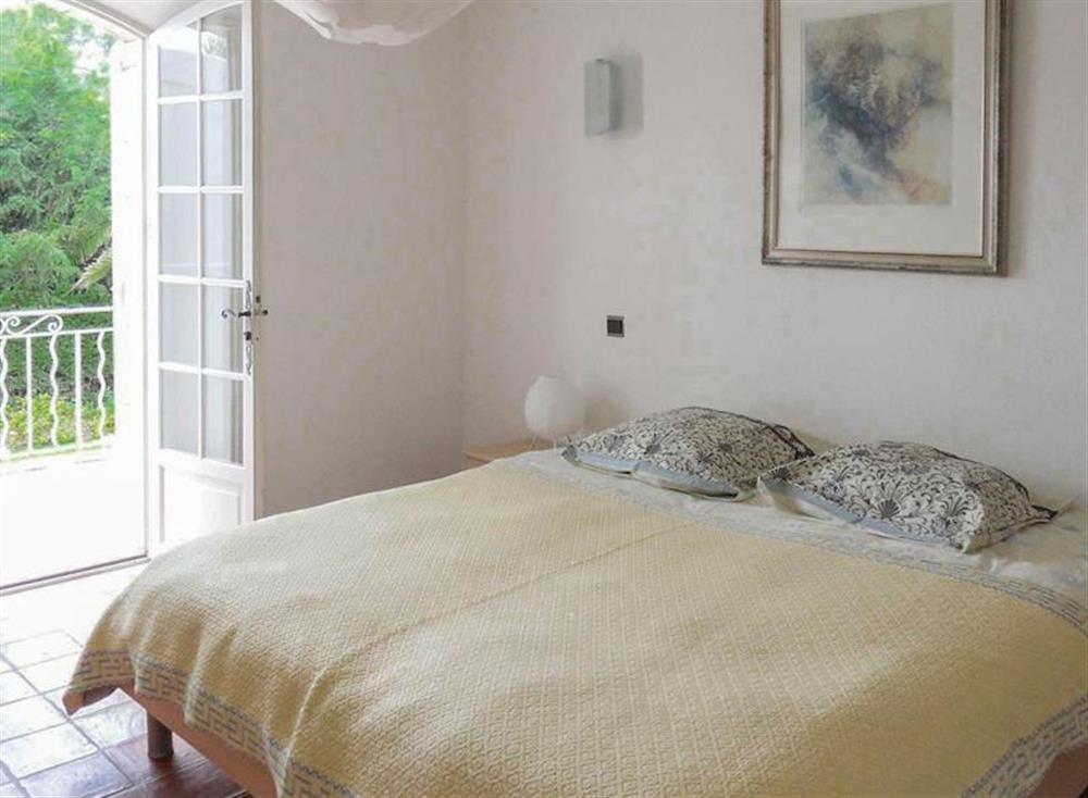 Double bedroom at Villa des Palmiers in Le Tignet, Côte-d’Azur, France