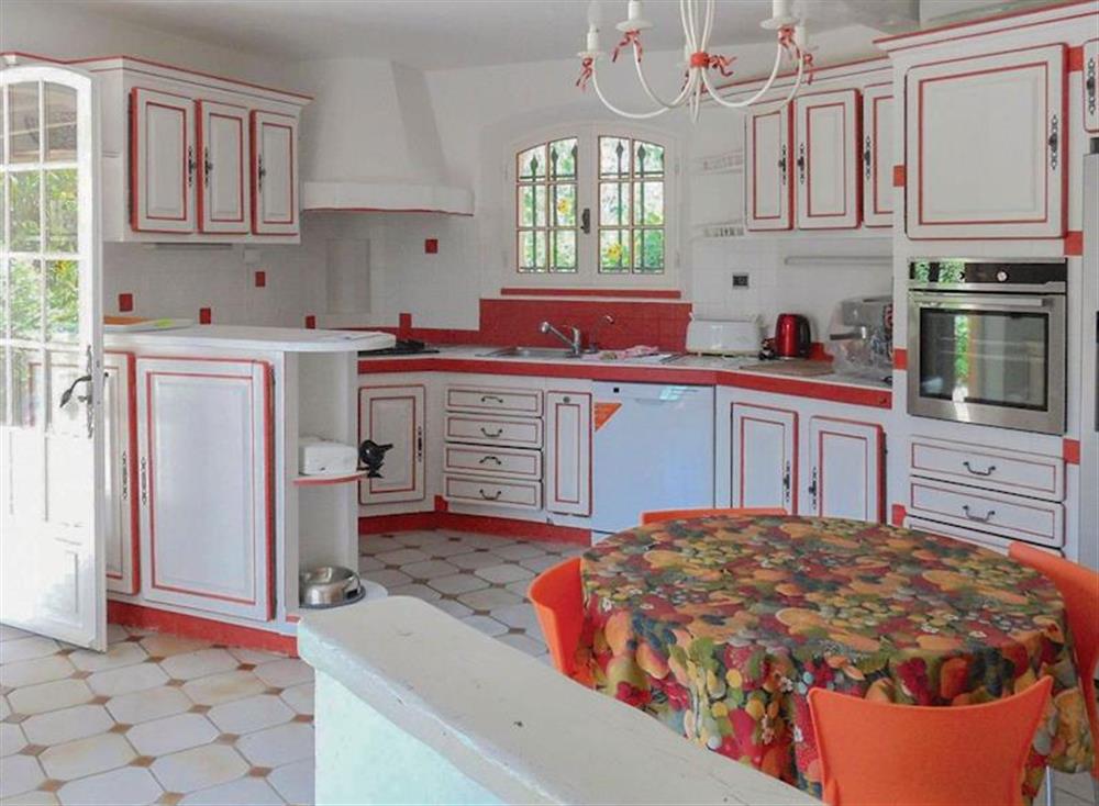 Kitchen at Villa des Palmiers in Le Tignet, Côte-d’Azur, France