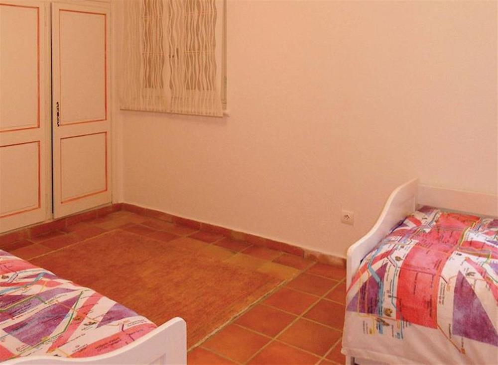 Twin bedroom at Villa des Palmiers in Le Tignet, Côte-d’Azur, France