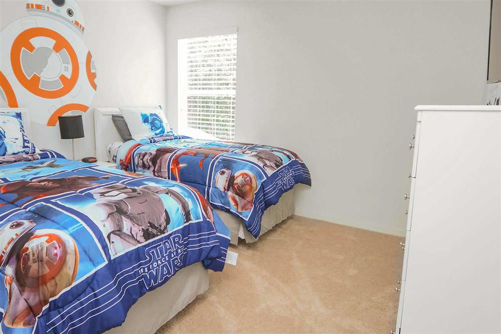 Twin bedroom at Villa Eagle, Disney Area and Kissimmee, Orlando - Florida