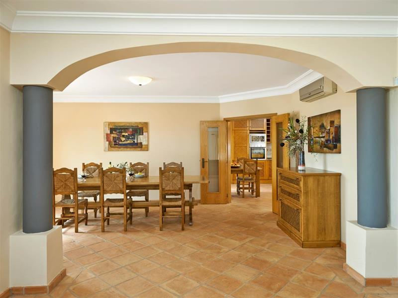 Dining room at Villa Gomes, Eastern Algarve, Portugal