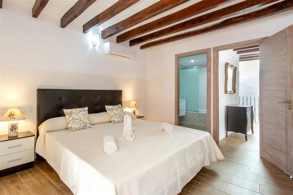 Double bedroom at Villa Horta 55, Pollensa, Mallorca