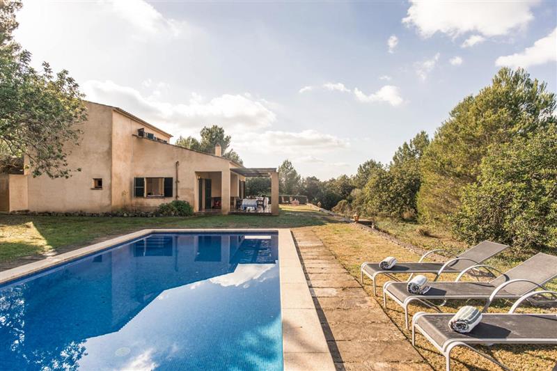 Swimming pool at Villa Hortensia, Arta, Spain