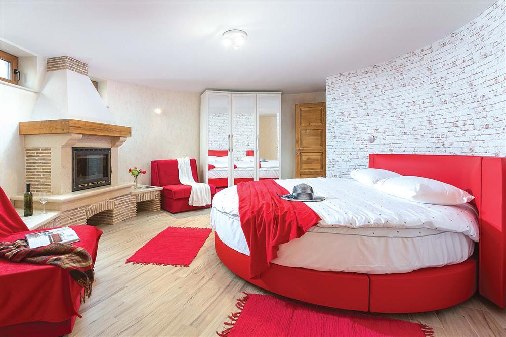 Double bedroom at Villa Kazun, Fazana, Istria