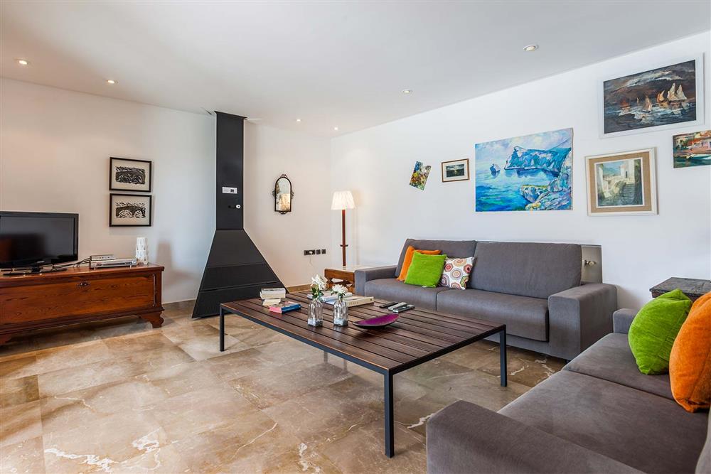 Lounge at Villa Les Oliveres, Puerto Pollensa, Mallorca
