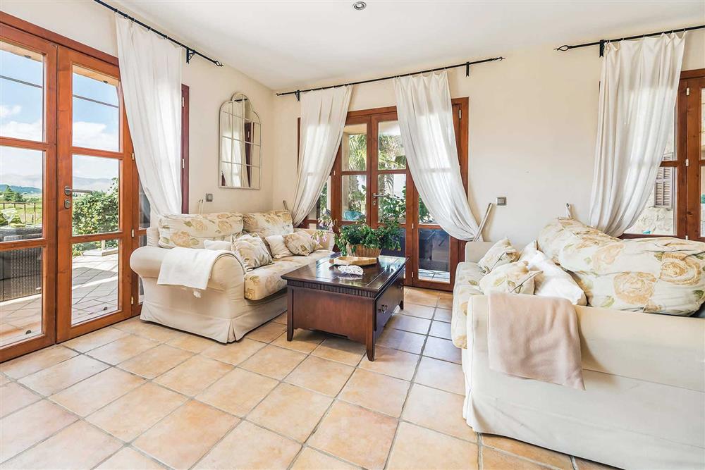 Lounge at Villa Les Roques de can Guixe, Pollensa, Mallorca