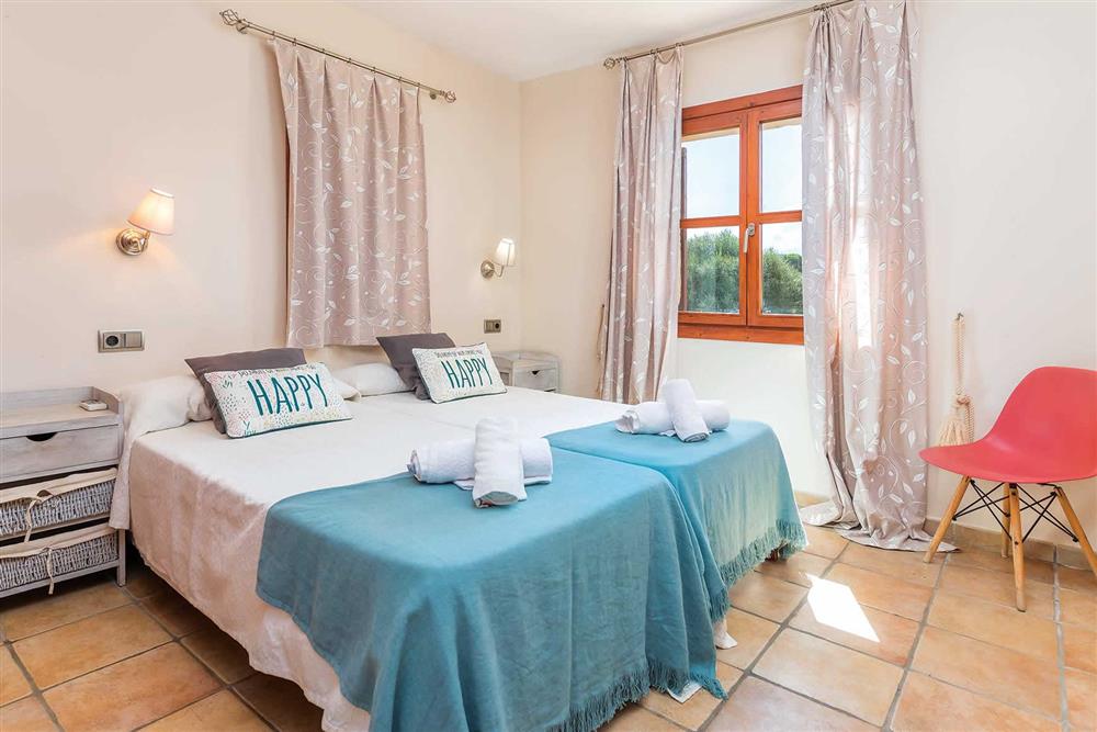 Twin bedroom at Villa Les Roques de can Guixe, Pollensa, Mallorca
