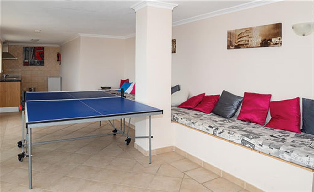 Games room at Villa Mar, Estoi Algarve, Portugal