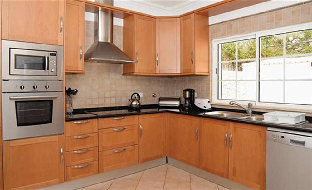 The kitchen at Villa Mar, Estoi Algarve, Portugal