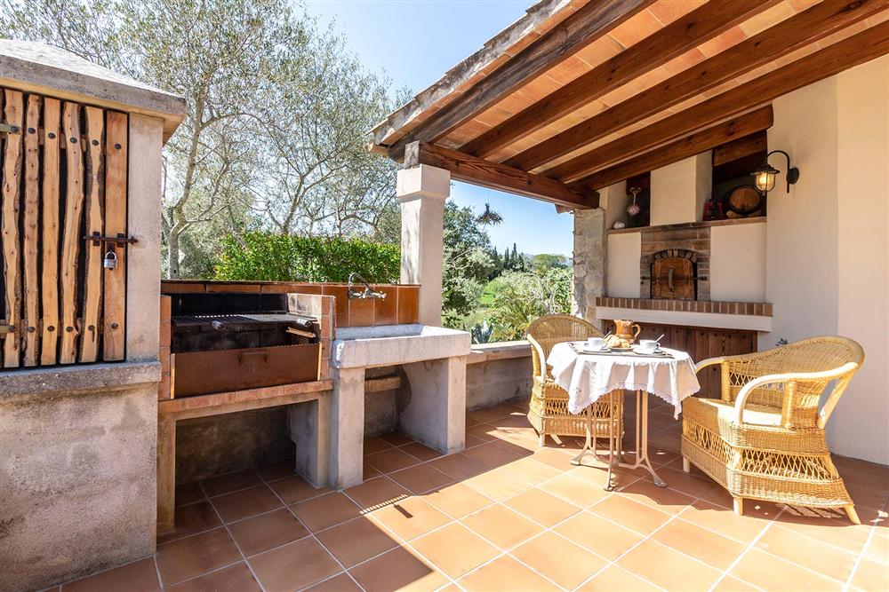 Barbecue, alfresco dining at Villa Marina Alto, Pollensa, Mallorca