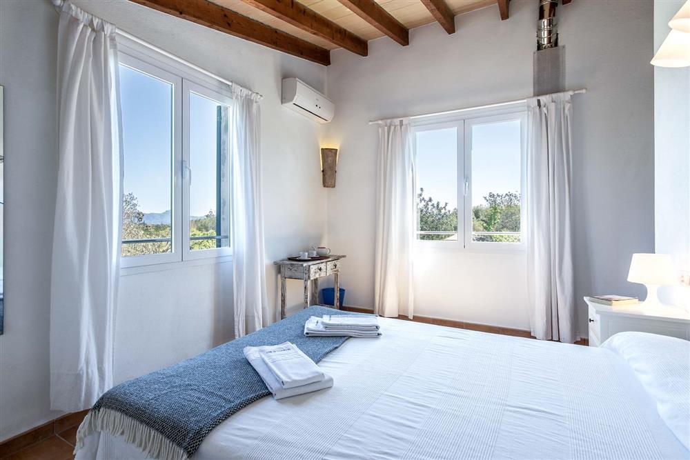 Double bedroom at Villa Marina Alto, Pollensa, Mallorca