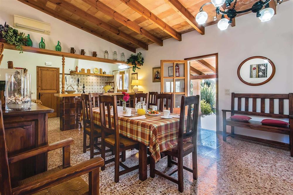 Dining room at Villa Moreno, Pollensa, Mallorca