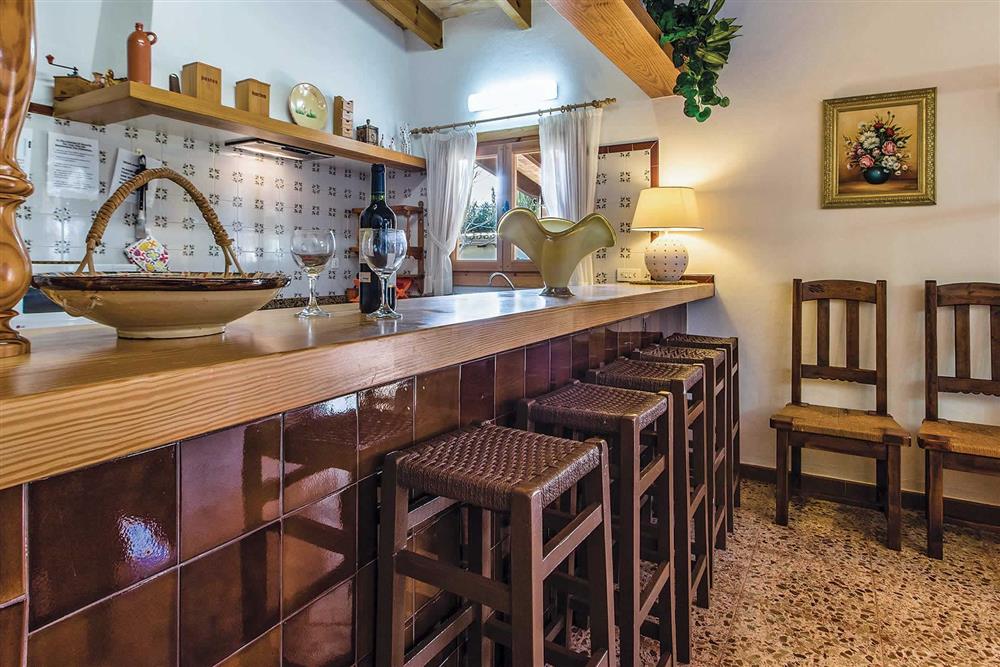 Kitchen/diner at Villa Moreno, Pollensa, Mallorca