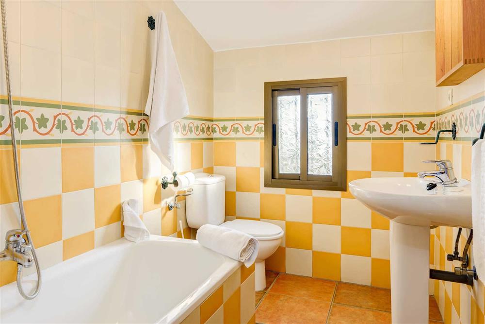 Bathroom at Villa Paraiso, Frigiliana, Andalucia