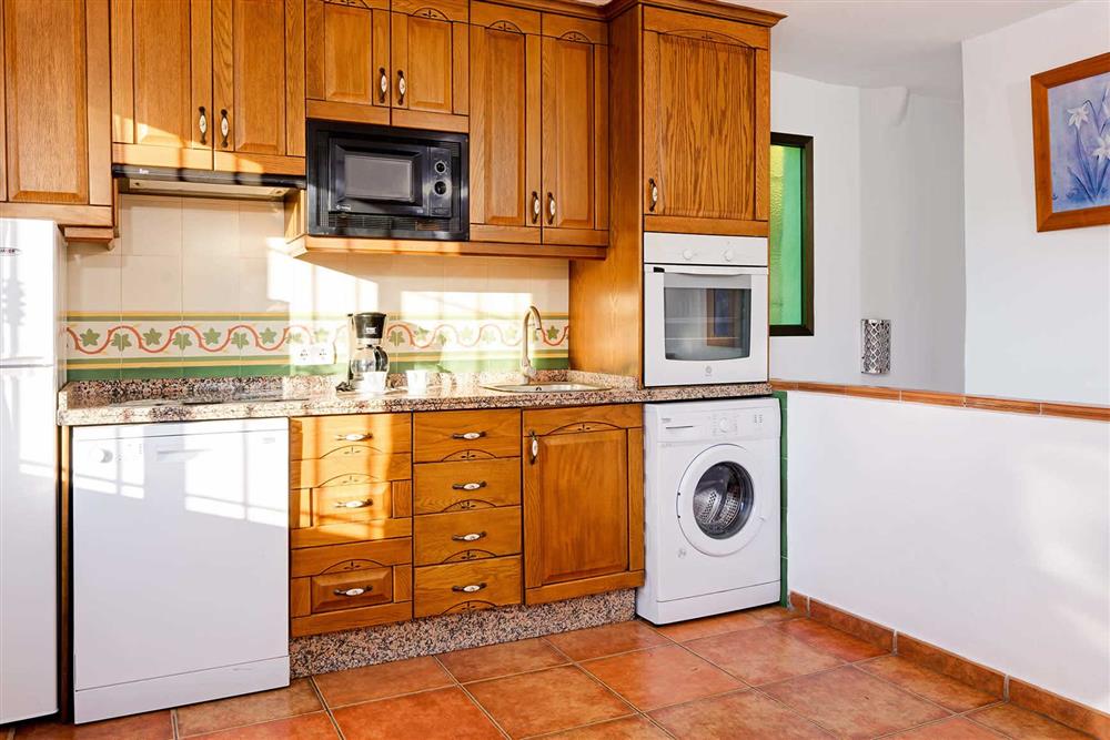 Kitchen at Villa Paraiso, Frigiliana, Andalucia