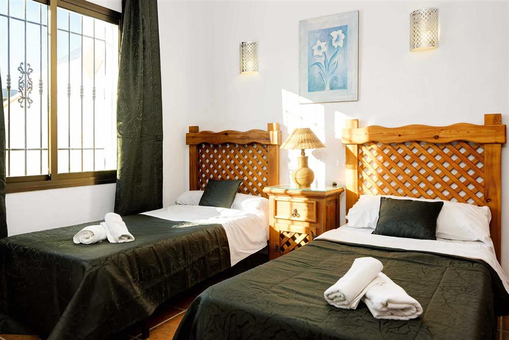 Twin bedroom (photo 2) at Villa Paraiso, Frigiliana, Andalucia