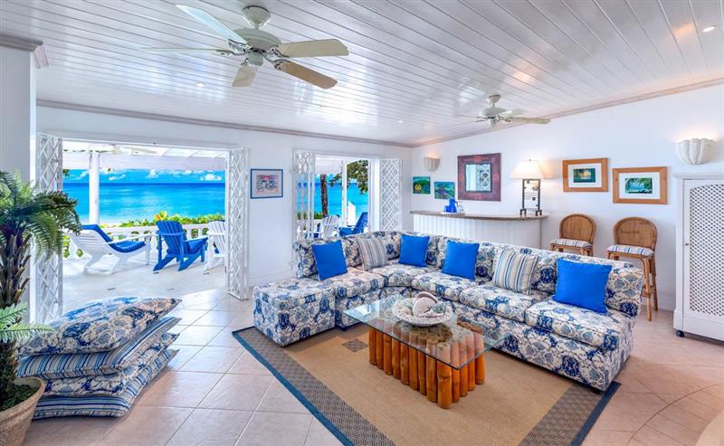 Living room at Villa Platinum Coast, Barbados, Caribbean