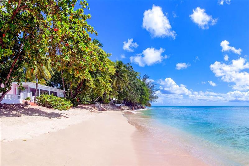 The beach near Villa Platinum Coast at Villa Platinum Coast, Barbados, Caribbean