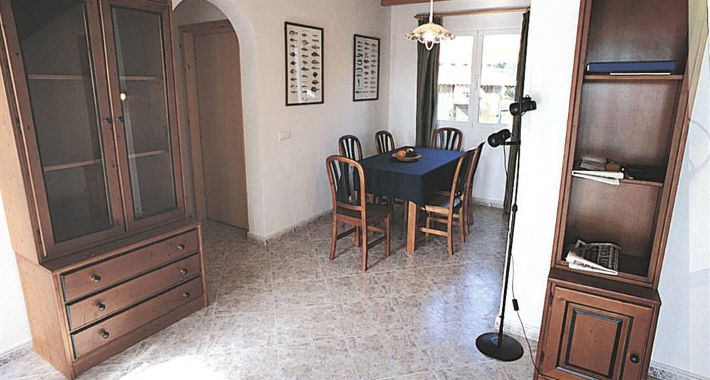 Living room at Villa Raquel, Calan Forcat, Menorca