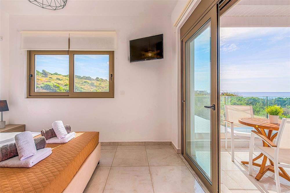 Double bedroom, sea view at Villa Sea La Vie, Kiotari, Rhodes