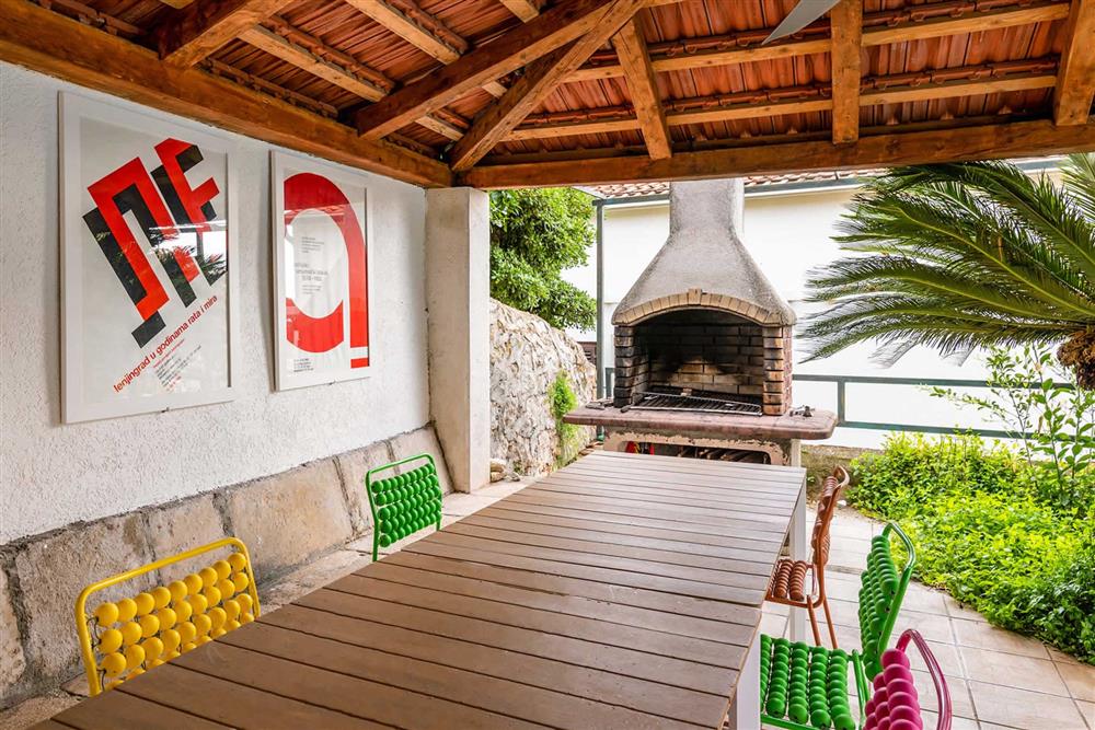 Alfresco dining, barbecue at Villa Seaside Fortress View, Dubrovnik, Dubrovnik Region