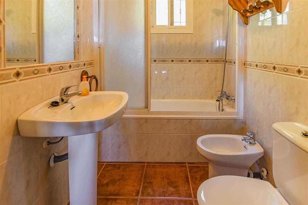 Bathroom at Villa Serymar, Nerja, Andalucia