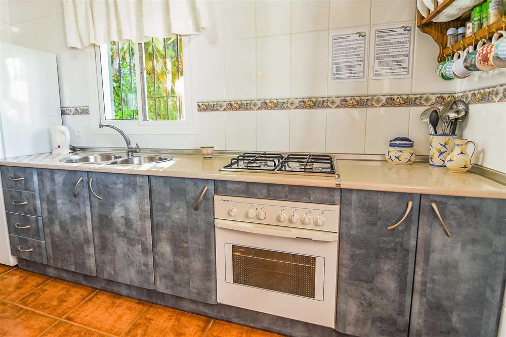 Kitchen at Villa Serymar, Nerja, Andalucia